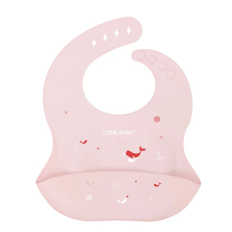 Baby Silicone Bib With a Pocket