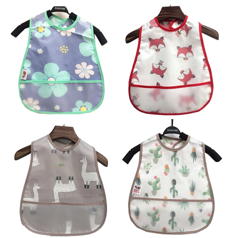 Cartoon Pattern Waterproof Bib