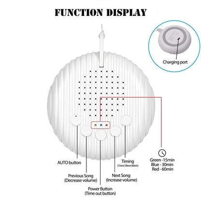 Rechargeable Baby Sleep White Noise Machine