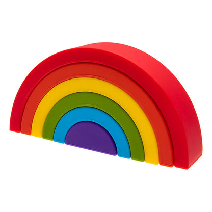 Baby Rainbow Shape Silicone Building Blocks