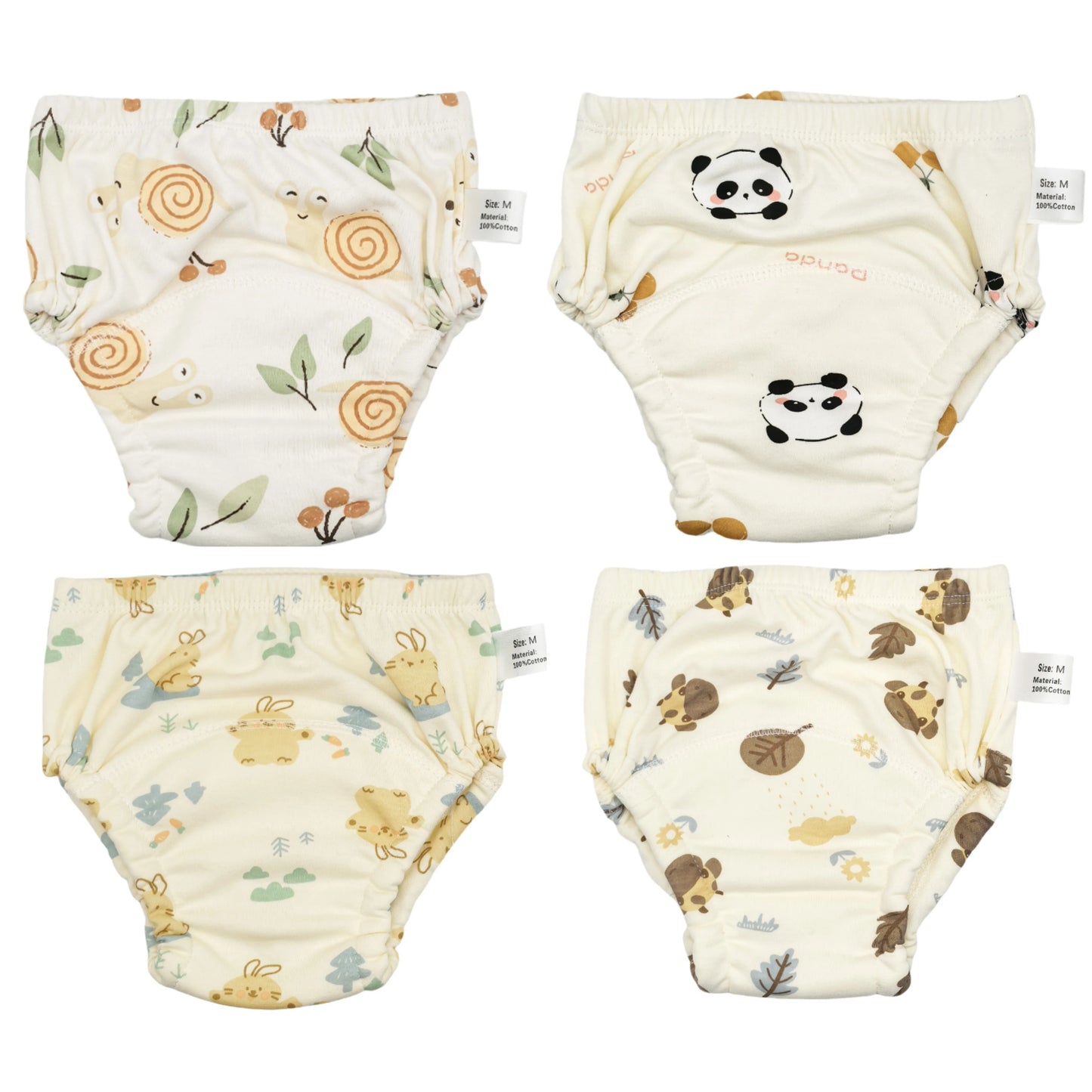 4PCS Waterproof Diaper Set