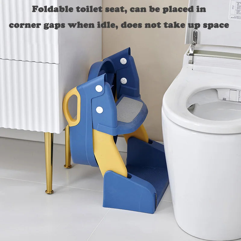 Foldable Potty Training Seat With Step Stool