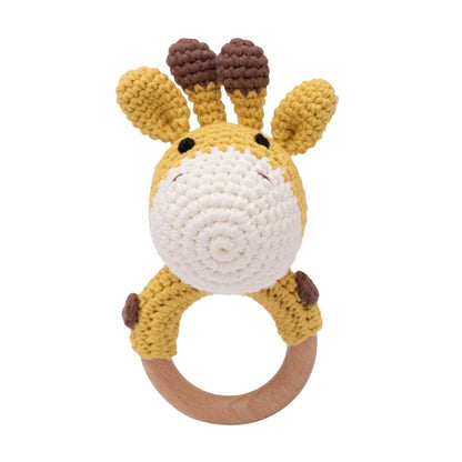 Crochet Animal Rattle Toy