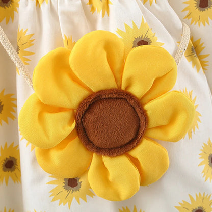 Two Piece Baby Girl Sunflower Dress