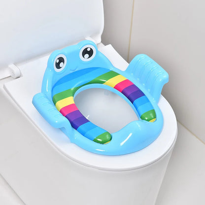 Children's Toilet Seat With Frog Animation