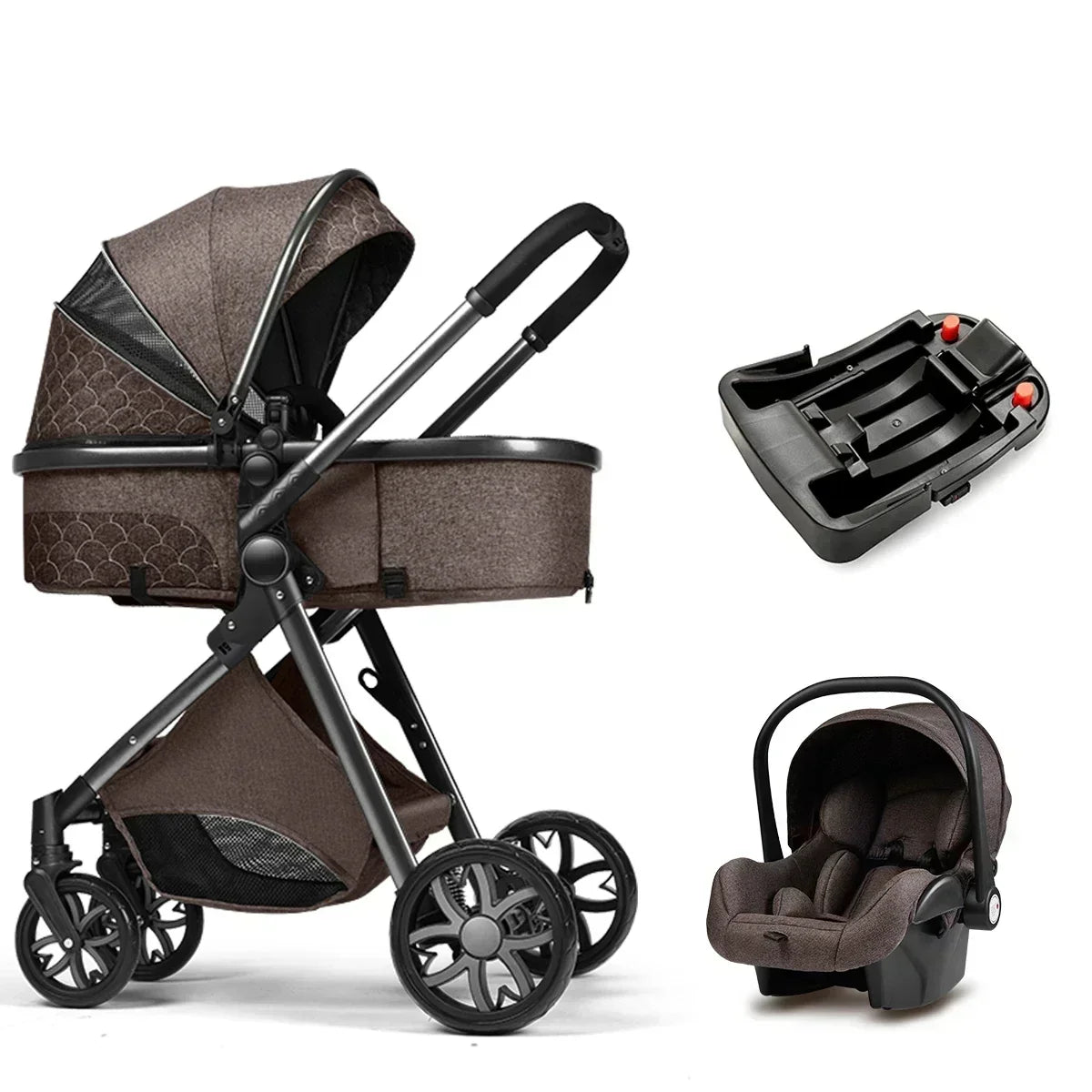 3In1 Baby Stroller With Car Seat