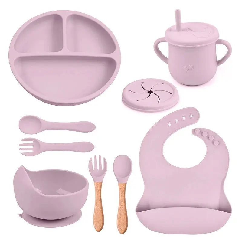 Silicone Baby Feeding Set, 8 Pcs My Store