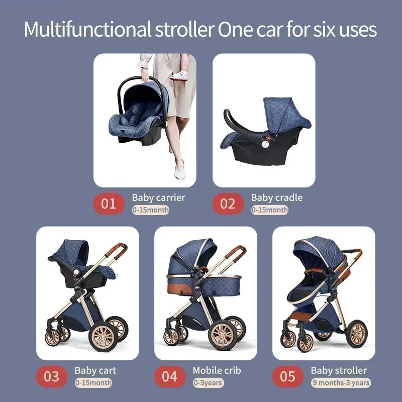 3In1 Baby Stroller With Car Seat