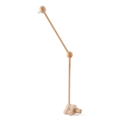 Baby Wooden Bedbell Rattle Toy Bracket