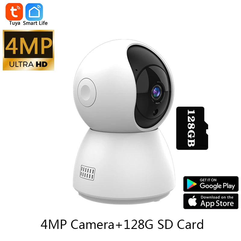 HD 4MP Tuya Smart Mini WiFi IP Baby Monitor