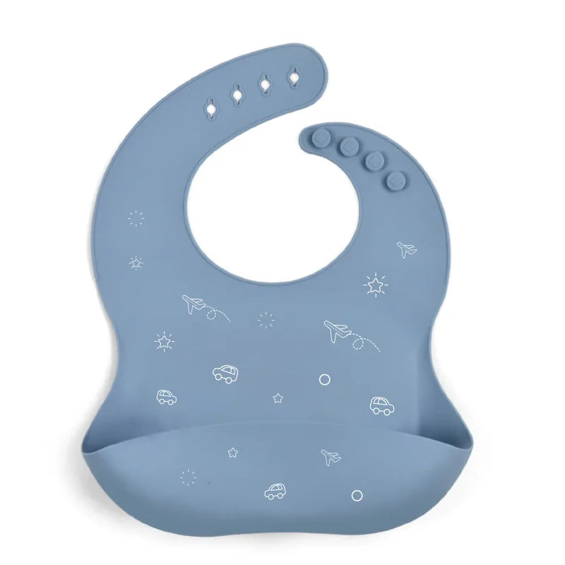 Baby Silicone Bib With a Pocket