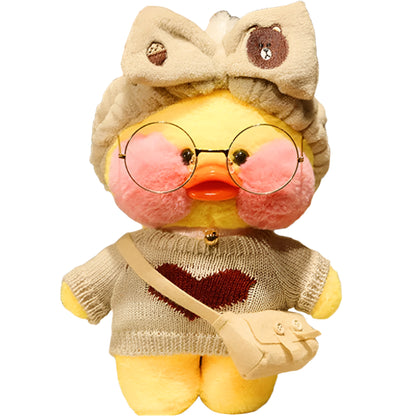 Cute Lalafanfan Yellow Cute Ducks Stuffed Soft Toy