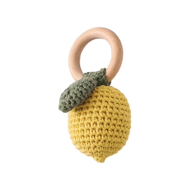 Teething Fruit Shape Rattle Toy