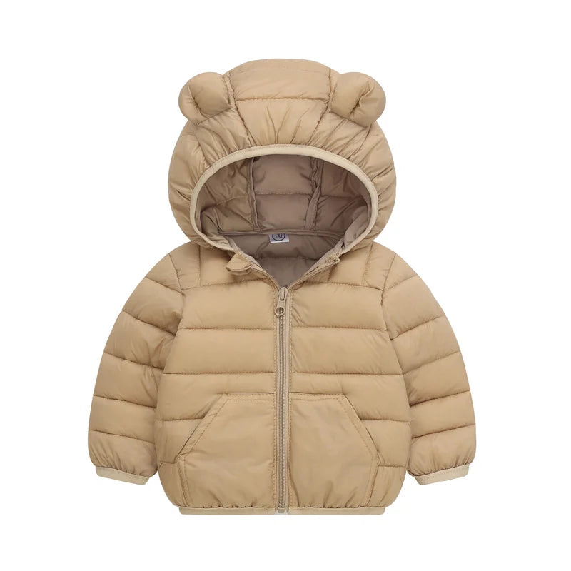 Toddler Unisex Coat With Bear Ears