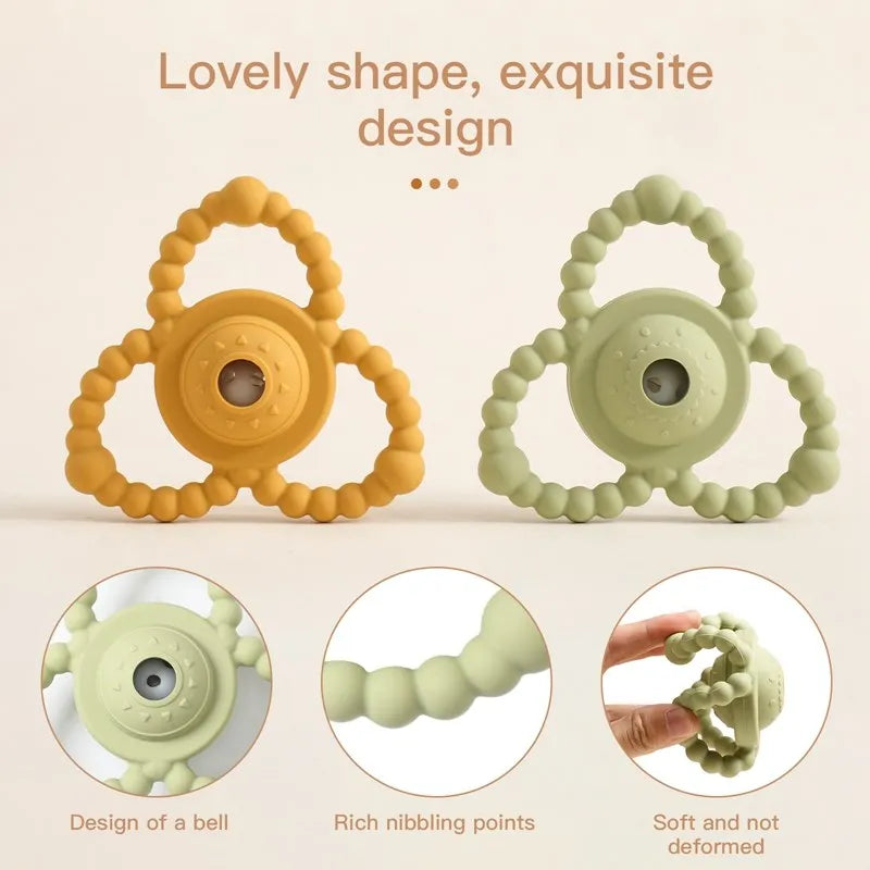 Baby Silicone Rattle Toy