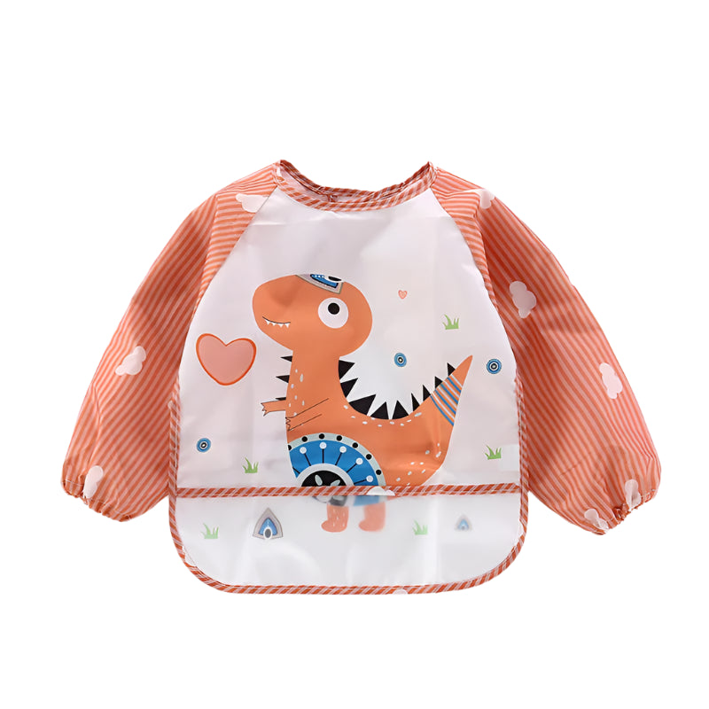 Longsleeve Bib With a Drawing Print