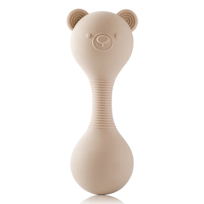 BPA Free Silicone Bear Rattle Toy