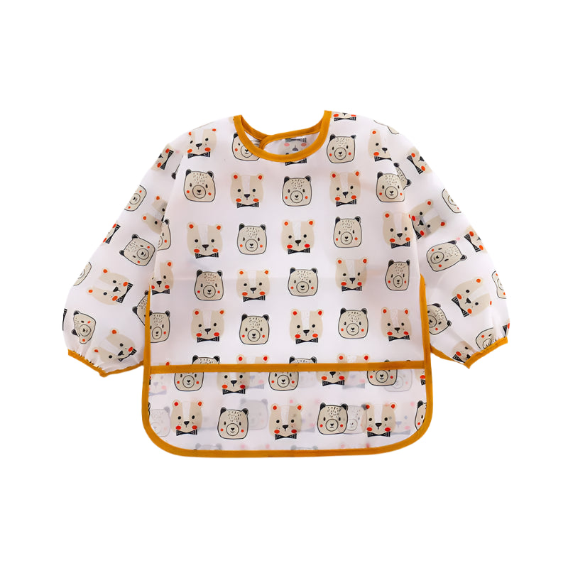 Cartoon Long Sleeve Bib