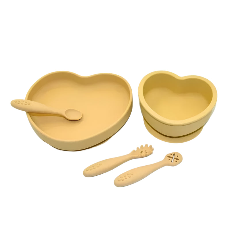 5Pc/Set Silicone Tableware