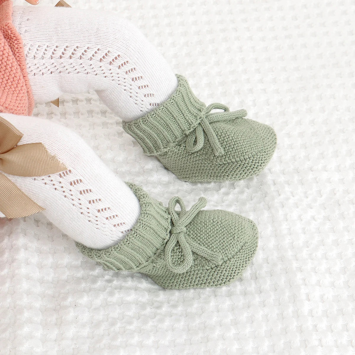 Anti-slip Knitted Baby First Walkers