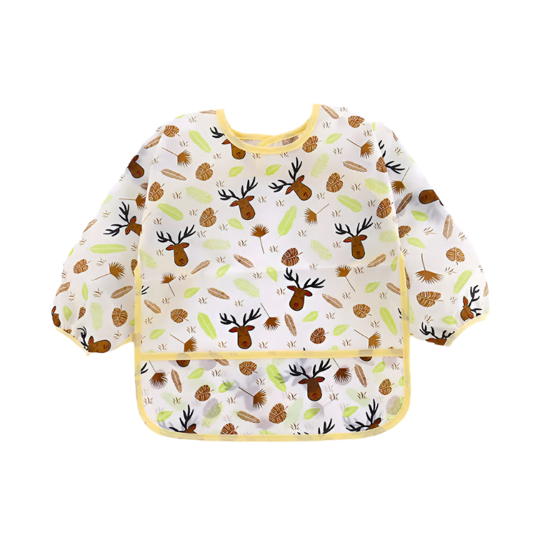 Cartoon Long Sleeve Bib