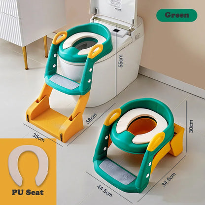 Foldable Potty Training Seat With Step Stool