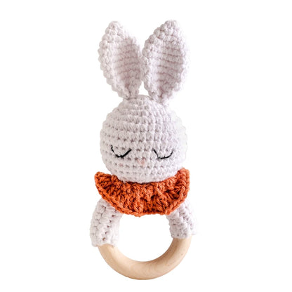 Crochet Animal Rattle Toy