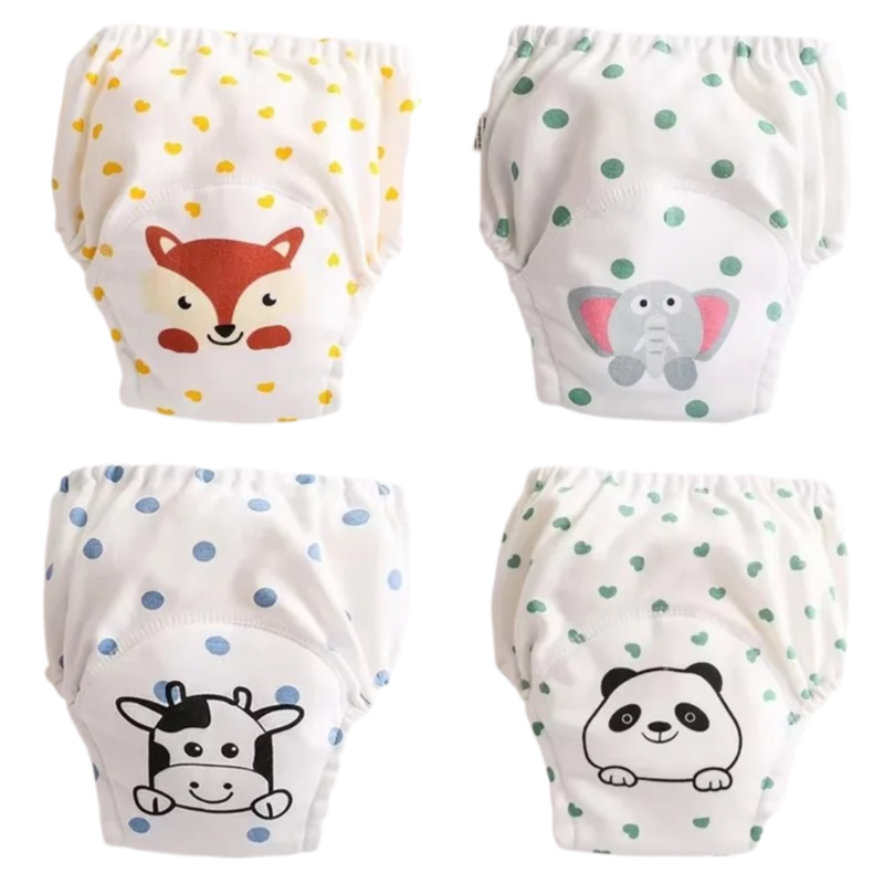 4PCS Waterproof Diaper Set