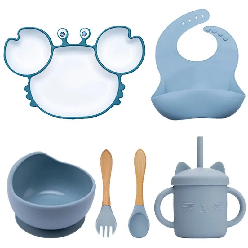 Silicone Baby Feeding Set, 6 Pcs My Store