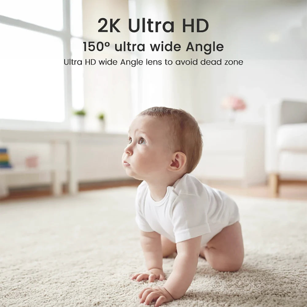 4MP 2K WiFi Baby Monitor