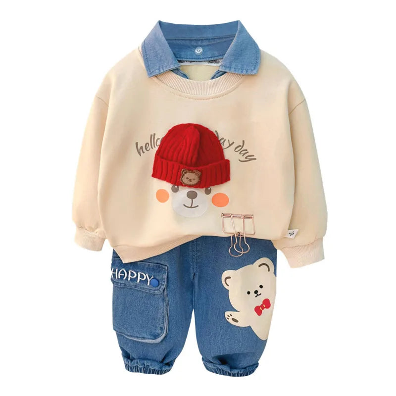 2Pcs Children Outfit Set