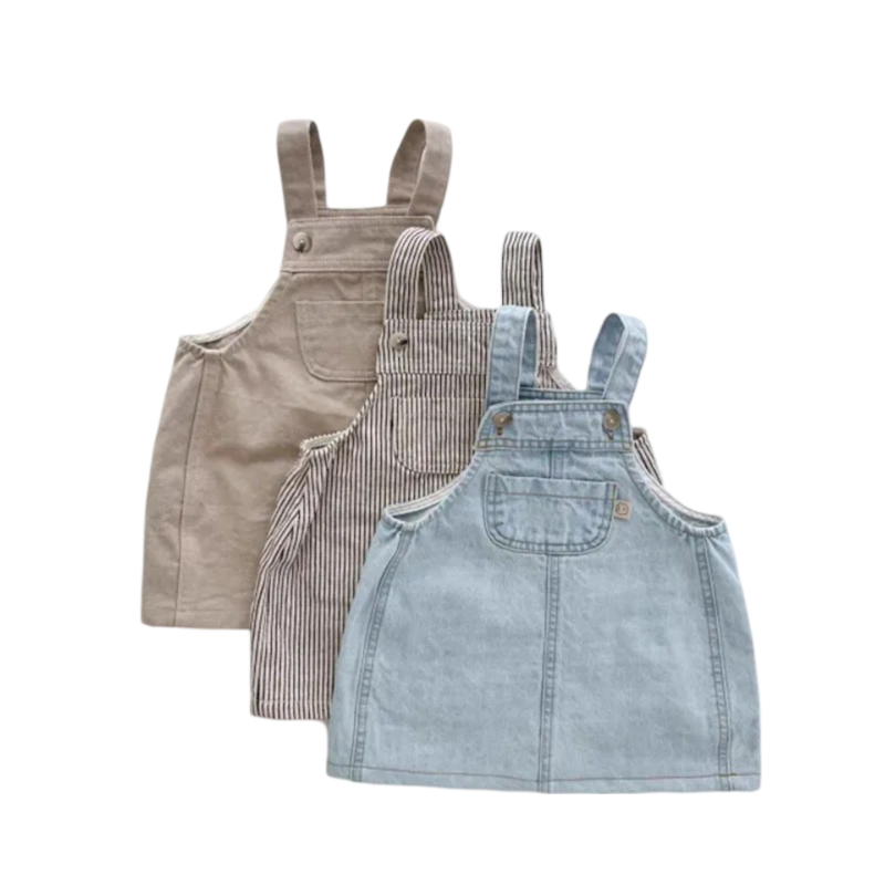 Baby & Toddler Girl Denim Overalls Dress