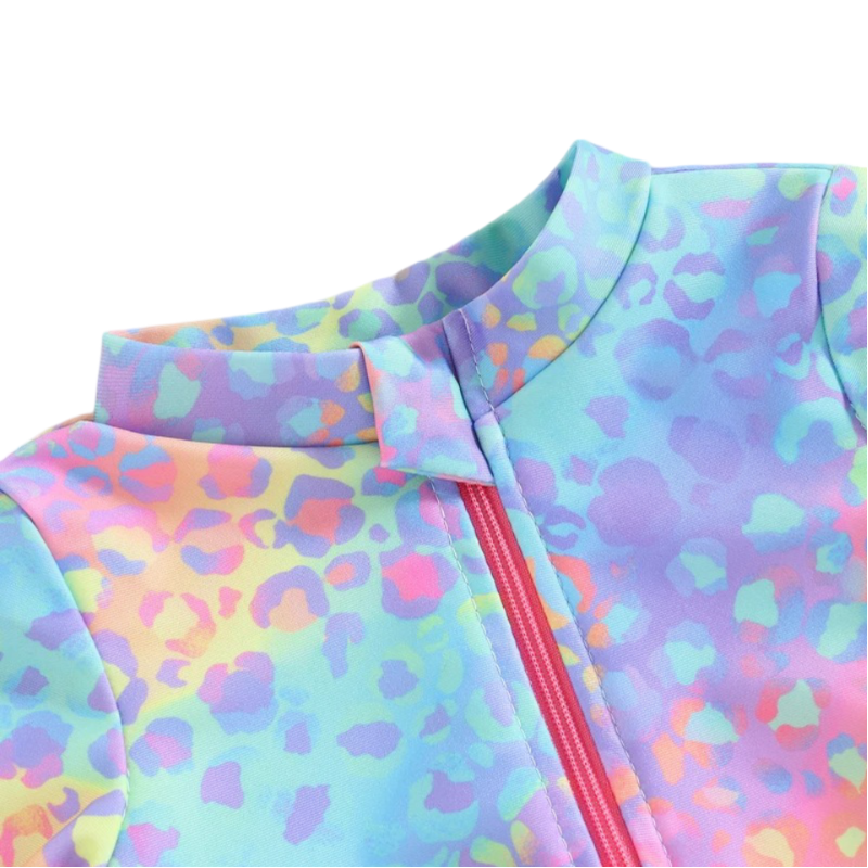 Baby & Toddler Girl Fish Scale Print Swimsuit