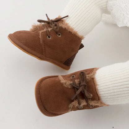 Non-slip Snow Fur Booties