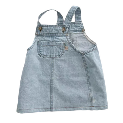 Baby & Toddler Girl Denim Overalls Dress