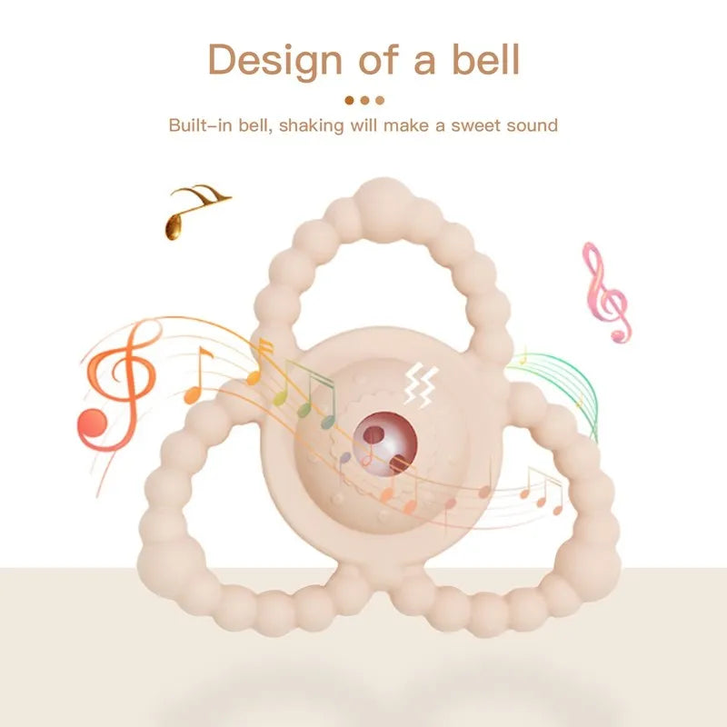 Baby Silicone Rattle Toy