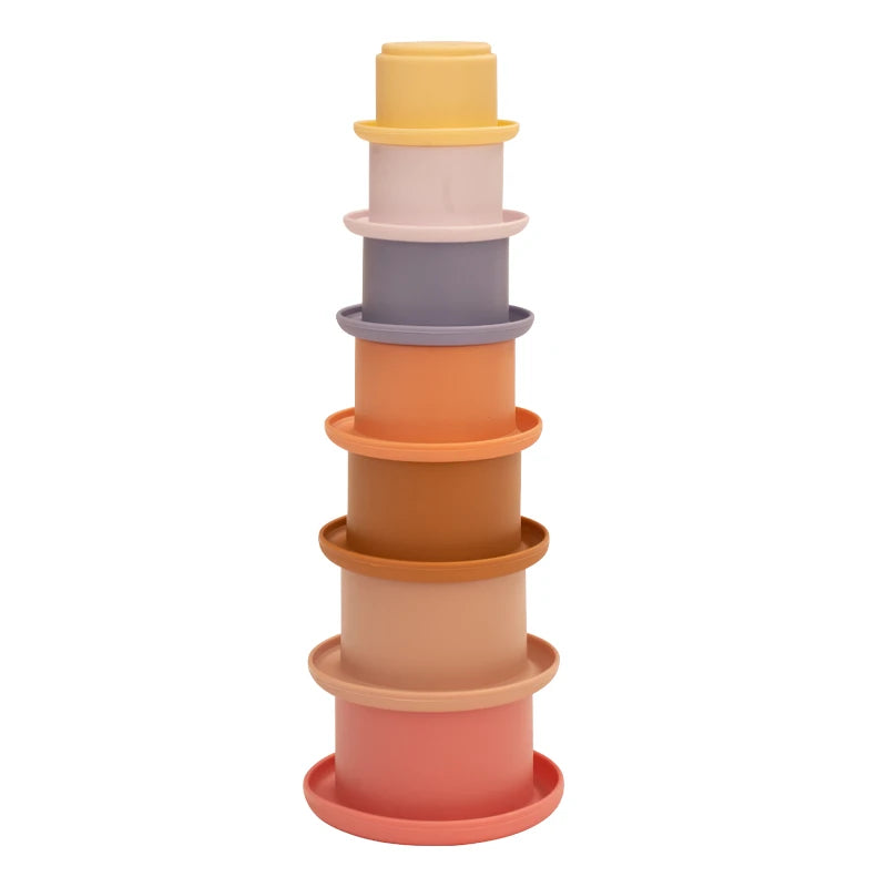 Baby Silicone Stacking Cups