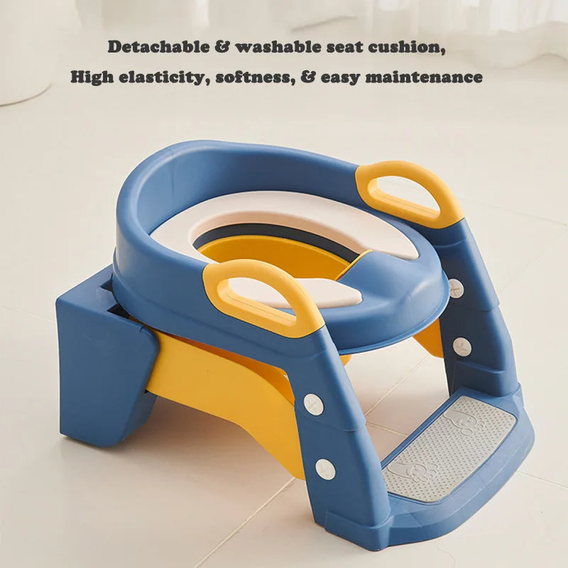 Foldable Potty Training Seat With Step Stool