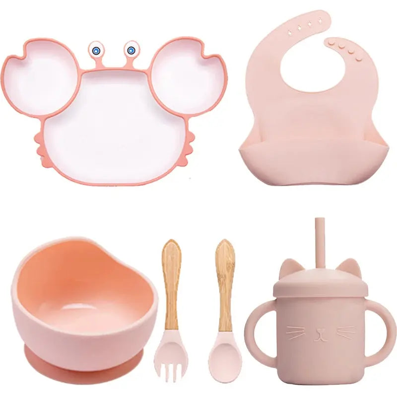 Silicone Baby Feeding Set, 6 Pcs My Store