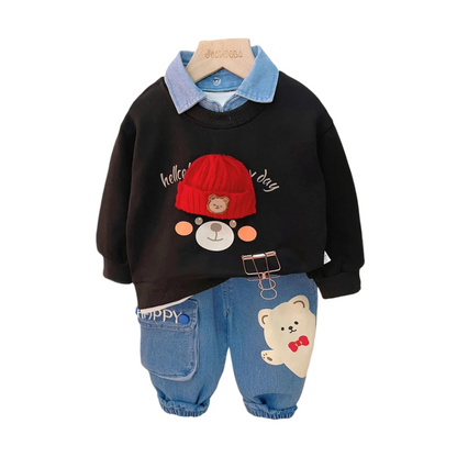 2Pcs Children Outfit Set