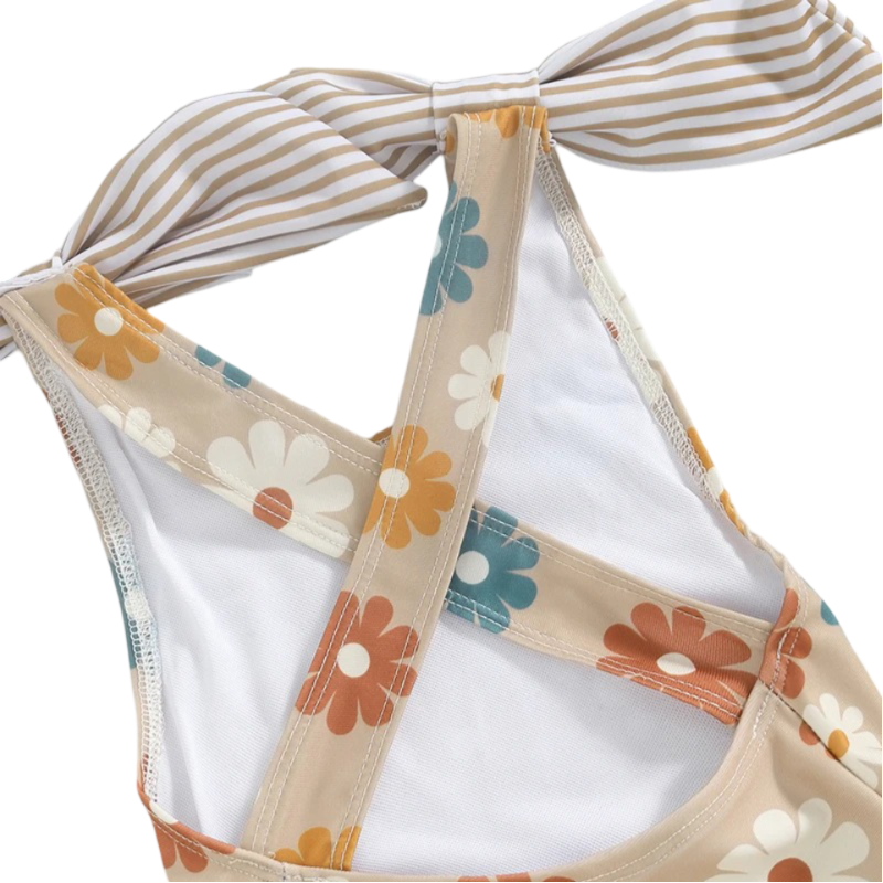 Baby & Toddler Girl Flower Swimsuit