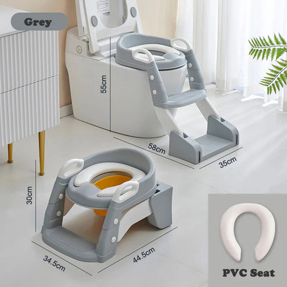 Foldable Potty Training Seat With Step Stool