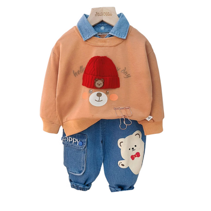 2Pcs Children Outfit Set