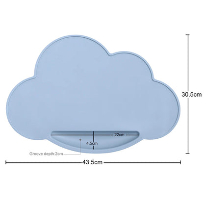 Silicone Cloud Shape Baby Placemat