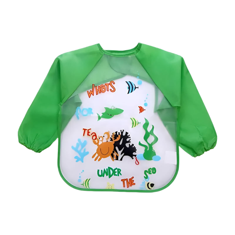 Longsleeve Bib With a Drawing Print