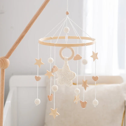 Baby Crib Mobile Clouds & Stars Rattle Toy