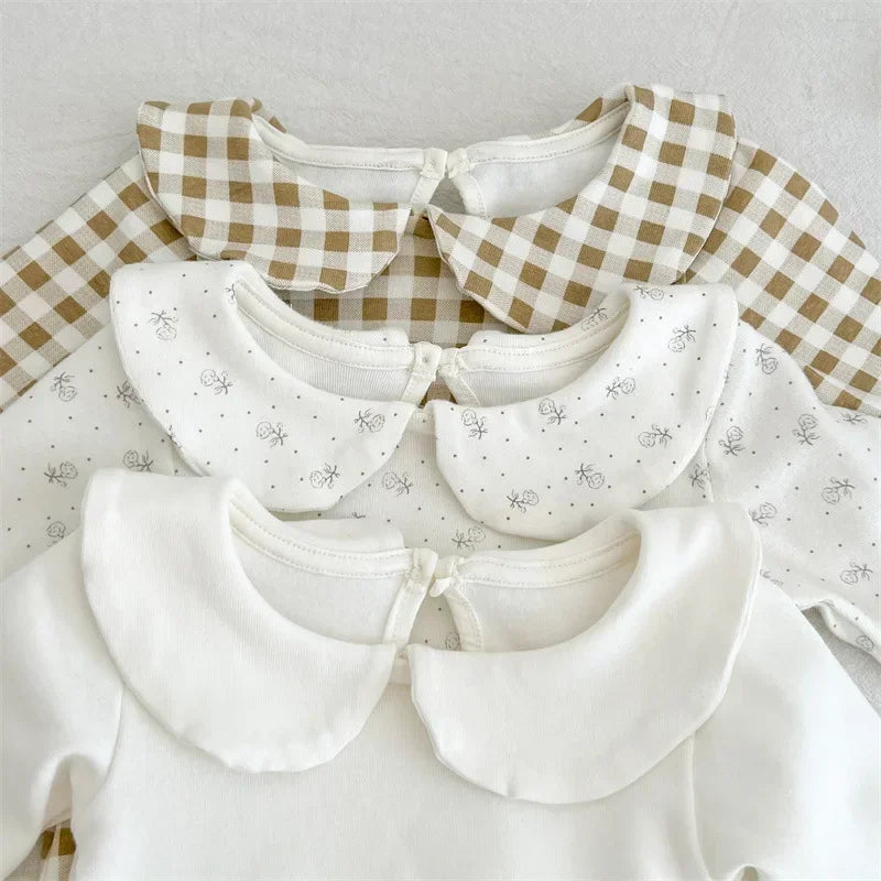 Unisex Peter Pan Collar Onesie