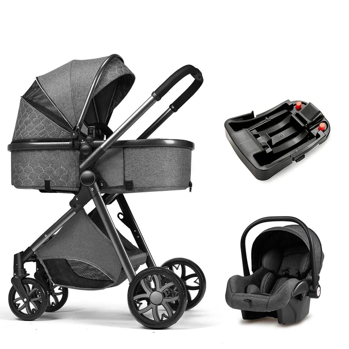 3In1 Baby Stroller With Car Seat