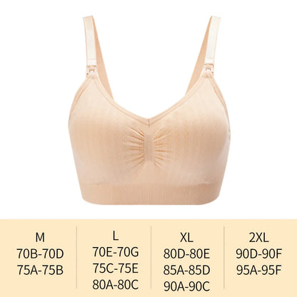 Single Handed Front Buckle Nursing Bra