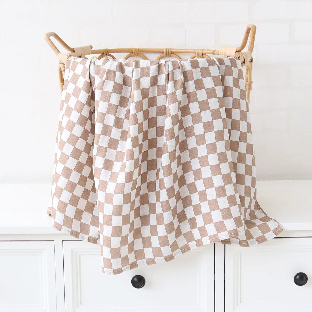 Baby Blanket Swaddle With a Print